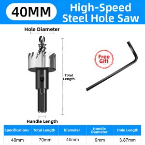HUANGXIAOCHAO | 20mm Metal Stainless Steel Drill Bit for Iron and Aluminum
