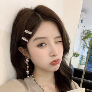 Mini Sparkling Rhinestone Hair Clip Womens Small Size Forehead Bangs Side Hair Accessories Korean Style Magic Girl