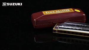 Suzuki 1072-C Folkmaster Standard 10-Hole Diatonic Harmonica Key for Beginner