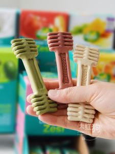 Double Headed Happi Doggy Dog Tooth Grinding Stick Apple Honey Fruit Pet Snacks Beautiful Hair Coat Durable Dog Treats