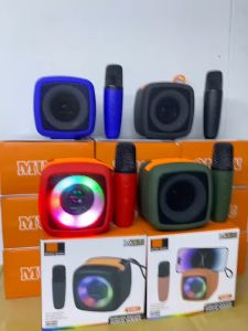 K308+ Portable Wireless Speaker with Built-in Microphone and Disco Light - High-Quality Sound Rechargeable Battery Built-in Battery