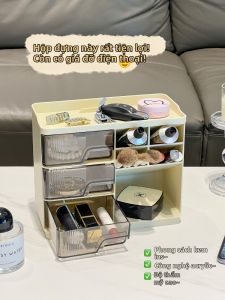 XIAOHUANGLU | Hộp Đựng Tidy cho Mỹ Phẩm và Văn Phòng Phẩm