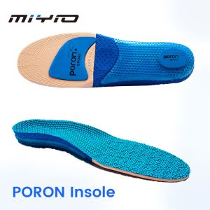 MIYIO 1 Pair Premium Orthotic Insoles Arch Support Shock Absorption Running Shoe Sole Pads Sport Insoles Flat Foot Correct Sole Pads Free Cutting