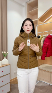 C3. Áo Phao Lông Vũ Siêu Nhẹ Dáng Lửng Nữ Có Mũ Tháo Rời Nhiều Size M-2XL Chất Mềm Mại Giữ Ấm tốt phù hợp thời tiết lạnh Mùa Đông phong cách sang trọng