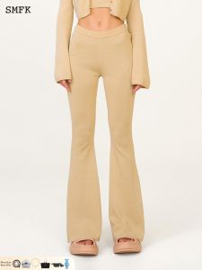 SMFK | Comfortable Thin Knit Flared Pants