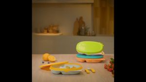 FANTASY BC BABYCARE Baby Training Plate Set: Easy to Use & Safe for Baby Food