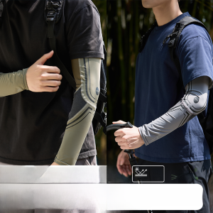 Miiow | Mens Ice Silk Sun Protection Sleeve Thin Breathable Long Sleeve Summer Outdoor Driving Cycling Protective Arm Cover