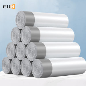 ถุงขยะ Drawstring ครัวเรือนหนาหอพักที่เรียบง่ายขนาดใหญ่แบบพกพาครัวมือแบก