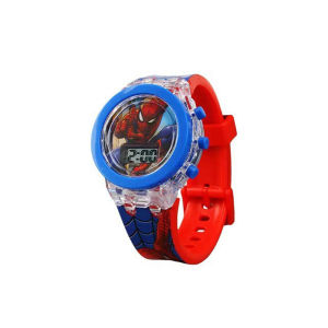 Flash Colorful Light Spiderman Childrens Watches for Boys Cartoon Unicorn Girls Watch Kids Student Digital Clock Gifts Toy