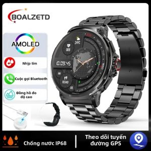 Đồng Hồ Thông Minh Bluetooth HD 185 Inch V69 Dành Cho Nam Giới Thiết Bị Theo Dõi Thể Dục Thể Thao Máy Theo Dõi Nhịp Tim Đồng Hồ Thông Minh 710mAh Tương Thích Với XIAOMI Android