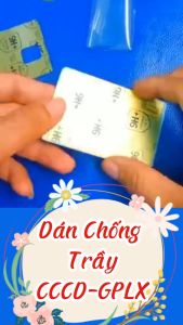 Miếng dán căn cước công dân CCCD Tấm dám giấy phép lái xe GPLX  cường lực dẻo nano 9h chống trầy xước chống nước keo dạng hít gỡ ra dễ dàng