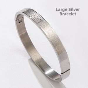 SHISHANGMEIDI | Mens Black Titanium Steel Bracelet Versatile Accessories