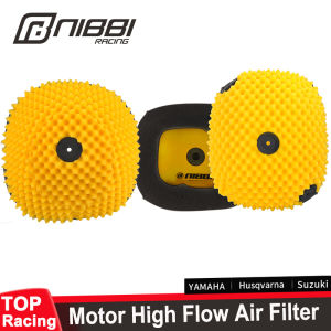 Nibbi Xe Máy dòng chảy cao bọc Bộ lọc không khí bọt xốp Bộ lọc không khí Sạch Hơn Xe Tay Ga Husqvarna Yamaha Honda KTM Động Cơ Dirt Pit Xe Đạp Đua Phụ Kiện