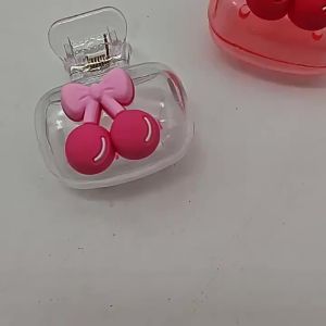 Hot Sale 1/2Pcs Cute Cherry Bow Design Toothbrush Storager Toothbrush Head Features Dual Holes For Drainage And Ventilation