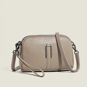 Genuine Leather Shoulder Bag Luxury Womens Handbags Bag for Woman 2024 Female Clutch Phone Bags Casual Crossbody Messenger Bags