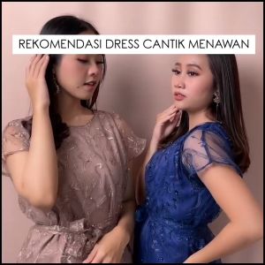 DRESS BRUKAT PENDEK KOREA WANITA TERBARU 2020 MODERN KEBAYA PESTA LENGAN PENDEK PAKAIAN BAJU WANITA KEBAYA TRADISIONAL KEBAYA WISUDA JOVITA CARALYN