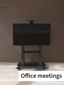 22-70 Inch TV Stand Floor Stand Movable Universal TV Stand Base with Tray Can Bear 250KG