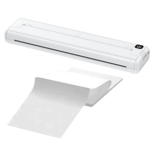 Wireless A4 Thermal Printer Inkless Portable Thermal Printer 1000mAh Printing Paper Bluetooth-compatible Easy To Use