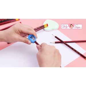 Set 20-50 bút chì đỏ đen HB kèm đầu tẩy văn phòng phẩm học sinh Thế Vinh Store