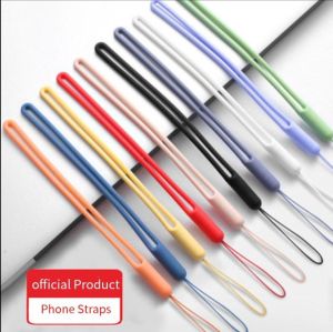 10PCS Cute Lanyard Wrist Straps Hand Lanyard Silicone Lanyard Strip For Phone Camera Keys Cord Chain