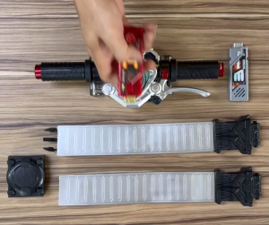 LM Brand Kamen Rider W CSM Fuutopi Driver Henshin Belt Accel Engine 2 Pcs Gaia Memories Set Accel Driver CSM Series