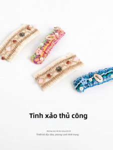 Trang Trí Bờ Biển Bohemian Có Shell Kẹp Bên Handmade
