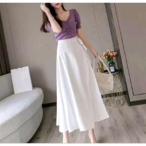 HIMARI SKIRT KOREAN STYLE ROK HIMARI ROK LILIT VELVET PREMIUM ROK DUYUNG ROK MERMAID ROK KONDANGAN ROK LEBARAN rok jumbo