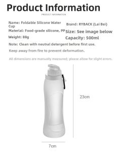 XIAXIU | Portable Collapsible Drinking Bottle
