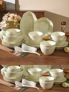 SHELI | Luxury Underglaze Ceramic Dinner Set Bowl Plate