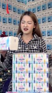 Giấy ăn cao cấp sắc màu CAITONG kích thước lớn nội địa Trung siêu dai và mềm mịn Giấy Vệ Sinh không mùi an toàn không mùi