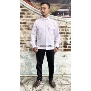 Kemeja PDH & PNS Putih: Seragam Formal Lengan Panjang & Pendek