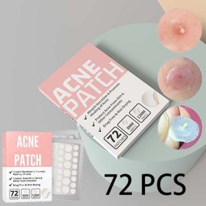 72 PCS Waterproof Acne Pimple Patches Blemish Hydrocolloid Stickers Treatment Facial Skin Care Acne Repair Waterproof Acne Patch Stickers Pimples Removal