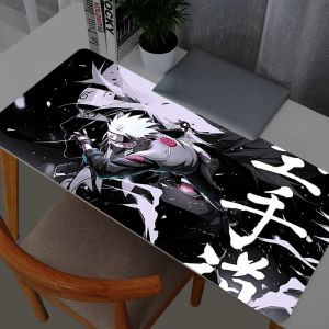 Bandai | Mouse Pads Naruto Kakashi Hatake Mouse Pad Gamer Large Computer Notebook Pc Mousepad Carpet Gaming Accessories Keyboard Desk Mat