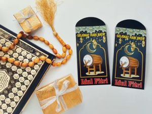 AMPLOP LEBARAN/ANGPAO LEBARAN IDUL FITRI ISI (10 LEMBAR) UKURAN 8x15