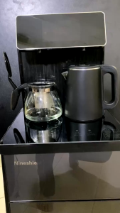Cây Nước Nóng Lạnh Thông Minh Kết Hợp Bàn Pha Trà Coffe Nineshield KB-CC90- Bảo Hành 12 Tháng-CONVEENIENCE Shop