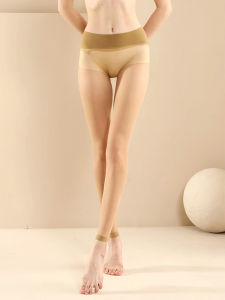 บางเฉียบมองไม่เห็นเก้าชิ้น กางเกง ฤดูร้อน Manzi Seamless Matte Lingerie ผู้หญิง ถุงน่องไนลอนไม่มีรอยต่อ สแปนเด็กซ์ T-Crotch