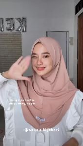 (ORI) KENZIA Jilbab Instan Malay Jersey /Bergo Malay Non Pad Jersey Premium