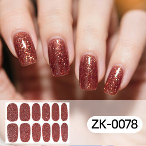 【สติ๊กเกอร์ทำเล็บสำหรับคนขี้เกียจ】สติ๊กเกอร์ติดเล็บปลอมแบบกันน้ำที่ถอดออกได้ |   สติ๊กเกอร์ติดเล็บแบบติดเอง 12 ชิ้น