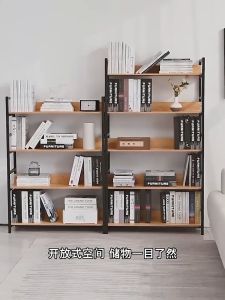 WAROOM 4/5/6 Layers BookShelf Multipurpose Rack Storage Organiser Metal Frame Shelves Rack Home Simple Floor Book Shelf Rak Besi  架子/书架