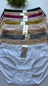 10 Quần Lót Nữ Thun Lạnh thái Phối Ren Chất Mát Lạnh Thoải Mái 45KG-65KG[8821]