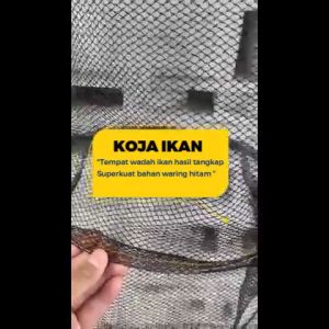 Korang Koja Ikan Waring Polinet Hitam Super Kuat