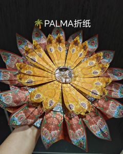 (新品)［纯手工制作］步步生莲  1）极乐世界  2）九转莲花（两用）  PALMA折纸