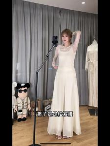 PEIZIXUAN | Korean Style Salty-Chic White Casual Womens Outfit