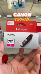 ตลับหมึกอิงค์เจ็ท Canon CLI-751 M ใช้กับปริ้นเตอร์อิงค์เจ็ท Canon PIXMA IX6770/6870/IP8770/7270 MG5570/5470