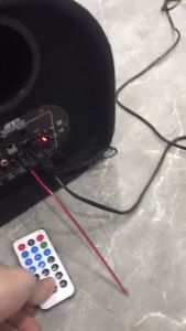 8 Inch Car Woofer MP-8S Bluetooth Speaker USB TF card AUX Player Wireless Bluetooth Super Bass Speaker Motorcycles Car Speaker Wired Mic