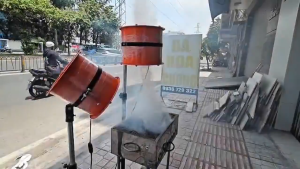 QUẠT HÚT KHÓI HÚT MÙI DẠNG ĐỨNG DÙNG CHO BẾP NGOÀI TRỜI SIZE 25CM 30CM