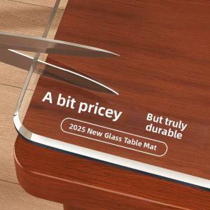 Waterproof Oil-Resistant Heat-Resistant PVC Soft Glass Table Pad