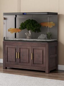 Kệ Aquarium Gỗ Đặt Theo Yêu Cầu cho Phòng Khách