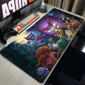 Bandai | Anime Gengar Lớn Miếng Lót Chuột Cho Game Thủ Để Bàn Thảm Cao Su Máy Tính Laptop Phụ Kiện Pokemon Pikachu Bàn Phím Chuột Thảm