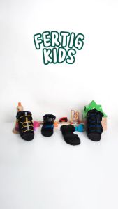 Fertig - Durant Black/Blue - Sandal Gunung Anak Ringan & Nyaman untuk Travelling